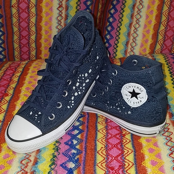 converse crochet high tops